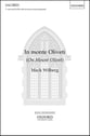 In Monte Oliveti SATB choral sheet music cover